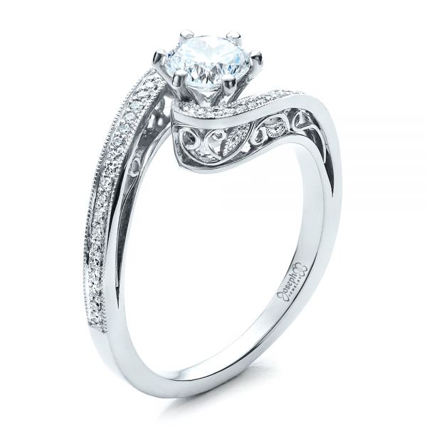 Custom Diamond Engagement Ring - Image