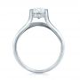  Platinum Custom Diamond Engagement Ring - Front View -  100610 - Thumbnail