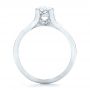 14k White Gold 14k White Gold Custom Diamond Engagement Ring - Front View -  100627 - Thumbnail