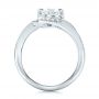  Platinum Custom Diamond Engagement Ring - Front View -  100782 - Thumbnail