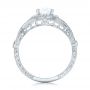14k White Gold 14k White Gold Custom Diamond Engagement Ring - Front View -  102138 - Thumbnail