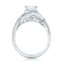  Platinum Platinum Custom Diamond Engagement Ring - Front View -  102148 - Thumbnail