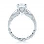 18k White Gold 18k White Gold Custom Diamond Engagement Ring - Front View -  102218 - Thumbnail