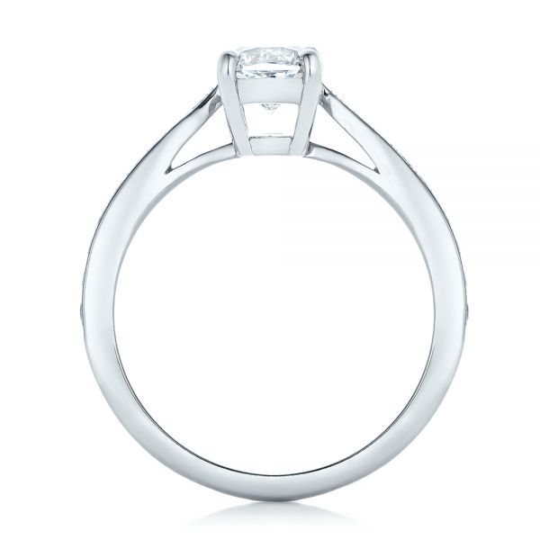  Platinum Platinum Custom Diamond Engagement Ring - Front View -  102253