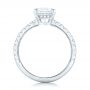  Platinum Custom Diamond Engagement Ring - Front View -  102289 - Thumbnail