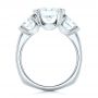  Platinum Custom Diamond Engagement Ring - Front View -  102296 - Thumbnail