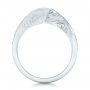  Platinum Custom Diamond Engagement Ring - Front View -  102315 - Thumbnail