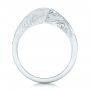  Platinum Custom Diamond Engagement Ring - Front View -  102315 - Thumbnail