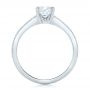  Platinum Custom Diamond Engagement Ring - Front View -  102325 - Thumbnail