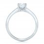 18k White Gold 18k White Gold Custom Diamond Engagement Ring - Front View -  102325 - Thumbnail