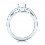 14k White Gold 14k White Gold Custom Diamond Engagement Ring - Front View -  102345 - Thumbnail