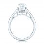 18k White Gold 18k White Gold Custom Diamond Engagement Ring - Front View -  102363 - Thumbnail