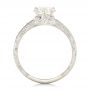 14k White Gold Custom Diamond Engagement Ring - Front View -  102462 - Thumbnail