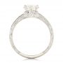 14k White Gold Custom Diamond Engagement Ring - Front View -  102462 - Thumbnail
