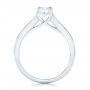 18k White Gold 18k White Gold Custom Diamond Engagement Ring - Front View -  102470 - Thumbnail