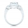 18k White Gold 18k White Gold Custom Diamond Engagement Ring - Front View -  102594 - Thumbnail