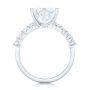 14k White Gold 14k White Gold Custom Diamond Engagement Ring - Front View -  102614 - Thumbnail
