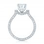  Platinum Custom Diamond Engagement Ring - Front View -  102895 - Thumbnail