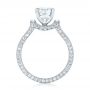  Platinum Custom Diamond Engagement Ring - Front View -  102895 - Thumbnail