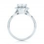  Platinum Custom Diamond Engagement Ring - Front View -  102896 - Thumbnail