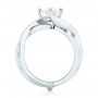 14k White Gold 14k White Gold Custom Diamond Engagement Ring - Front View -  102969 - Thumbnail