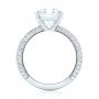 18k White Gold 18k White Gold Custom Diamond Engagement Ring - Front View -  102971 - Thumbnail
