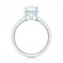 14k White Gold 14k White Gold Custom Diamond Engagement Ring - Front View -  102995 - Thumbnail