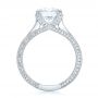  Platinum Custom Diamond Engagement Ring - Front View -  103013 - Thumbnail