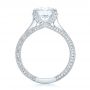 18k White Gold 18k White Gold Custom Diamond Engagement Ring - Front View -  103013 - Thumbnail