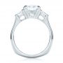 18k White Gold 18k White Gold Custom Diamond Engagement Ring - Front View -  103017 - Thumbnail