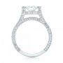 18k White Gold 18k White Gold Custom Diamond Engagement Ring - Front View -  103053 - Thumbnail