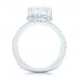  Platinum Custom Diamond Engagement Ring - Front View -  103138 - Thumbnail