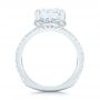  Platinum Custom Diamond Engagement Ring - Front View -  103138 - Thumbnail