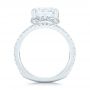 18k White Gold 18k White Gold Custom Diamond Engagement Ring - Front View -  103138 - Thumbnail