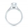  Platinum Custom Diamond Engagement Ring - Front View -  103464 - Thumbnail