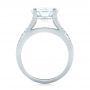 14k White Gold 14k White Gold Custom Diamond Engagement Ring - Front View -  103487 - Thumbnail