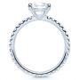  Platinum Platinum Custom Diamond Engagement Ring - Front View -  1104 - Thumbnail