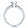 14k White Gold 14k White Gold Custom Diamond Engagement Ring - Front View -  1107 - Thumbnail