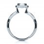 18k White Gold 18k White Gold Custom Diamond Engagement Ring - Front View -  1159 - Thumbnail