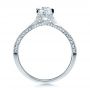  Platinum Custom Diamond Engagement Ring - Front View -  1268 - Thumbnail