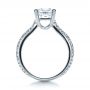 14k White Gold 14k White Gold Custom Diamond Engagement Ring - Front View -  1402 - Thumbnail