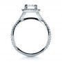  Platinum Custom Diamond Engagement Ring - Front View -  1407 - Thumbnail