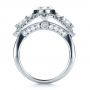 14k White Gold 14k White Gold Custom Diamond Engagement Ring - Front View -  1414 - Thumbnail