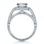 14k White Gold 14k White Gold Custom Diamond Engagement Ring - Front View -  1416 - Thumbnail