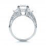 14k White Gold 14k White Gold Custom Diamond Engagement Ring - Front View -  1434 - Thumbnail
