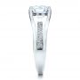  Platinum Platinum Custom Diamond Engagement Ring - Side View -  100035 - Thumbnail