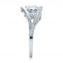  Platinum Custom Diamond Engagement Ring - Side View -  100551 - Thumbnail
