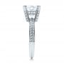  Platinum Custom Diamond Engagement Ring - Side View -  100839 - Thumbnail