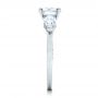  Platinum Custom Diamond Engagement Ring - Side View -  101230 - Thumbnail