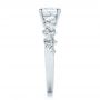  Platinum Custom Diamond Engagement Ring - Side View -  102092 - Thumbnail